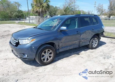 2012 Toyota Highlander Base из США, поврежденный, VIN 5TDBK3EH9CS097445